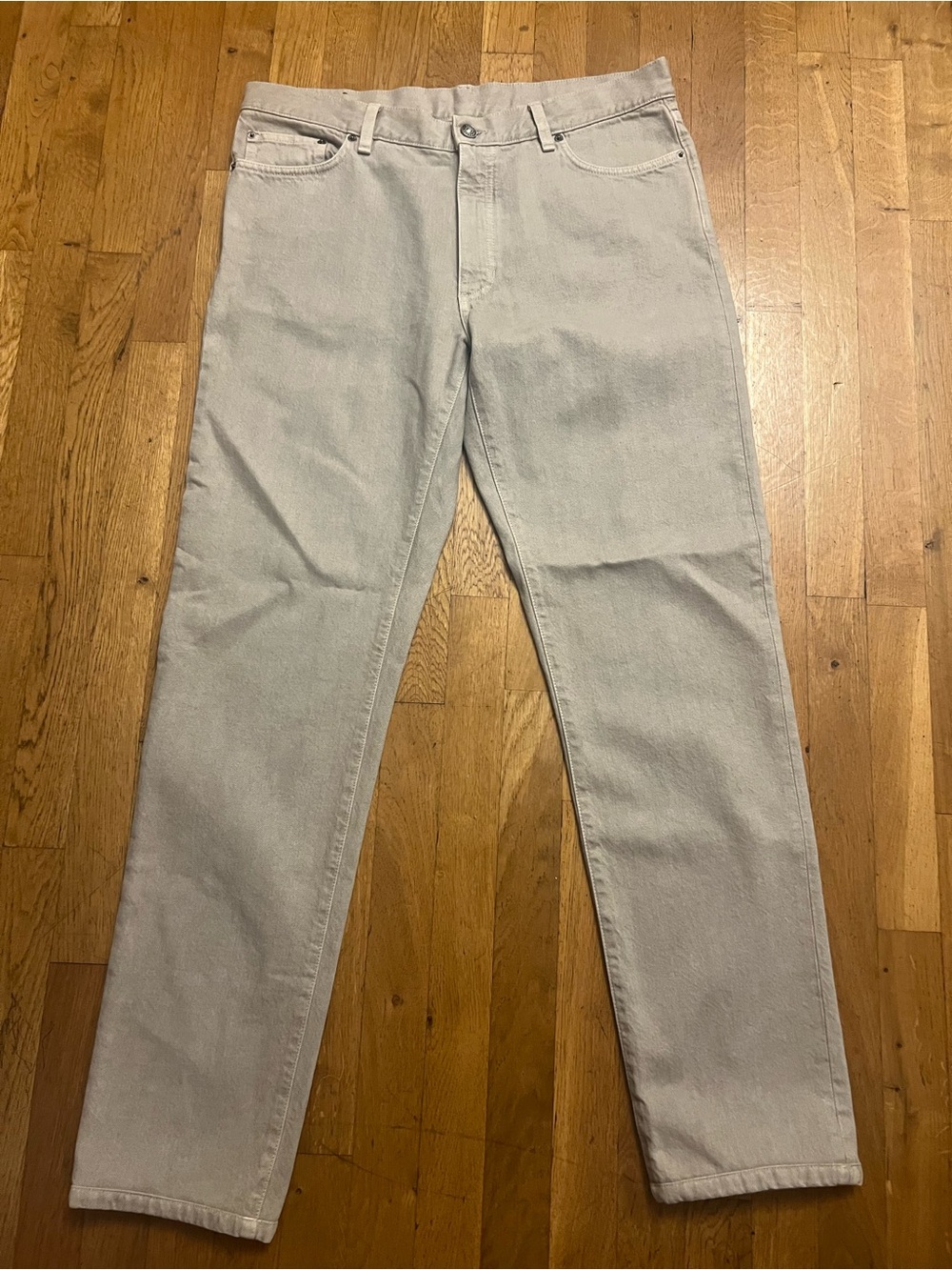 Zegna Roccia 36x32 Slim Fit Men's beige tan Jeans